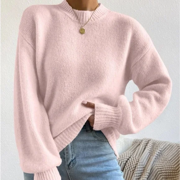 New pink long sleeve sweater - Picture 6 of 6
